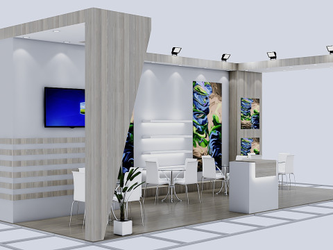 Exhibition Stand 2 3D Model