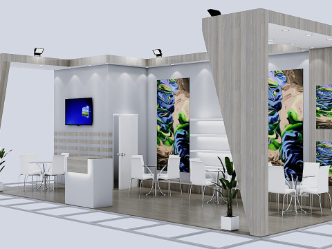 Exhibition Stand 2 3D Model
