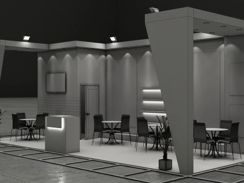 展示ブース2 3Dモデル