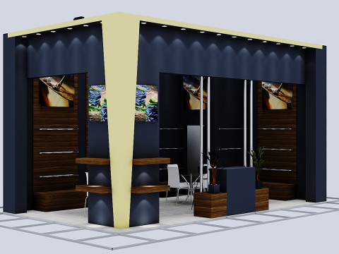 Exhibition Stand 3 3D Model