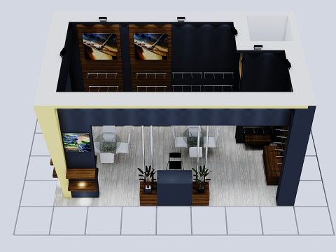 Exhibition Stand 3 3D Model
