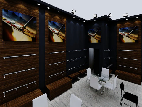 Exhibition Stand 3 3D Model