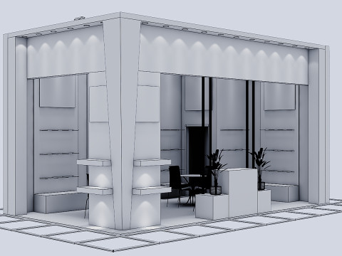 Exhibition Stand 3 3D Model