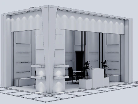 Exhibition Stand 3 3D Model