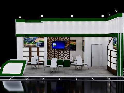 Exhibition Stand 4 3D Model