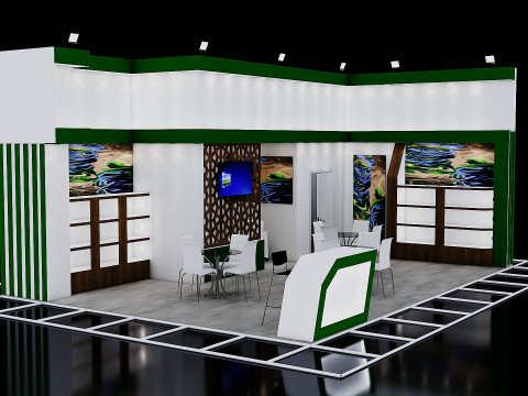 Exhibition Stand 4 3D Model