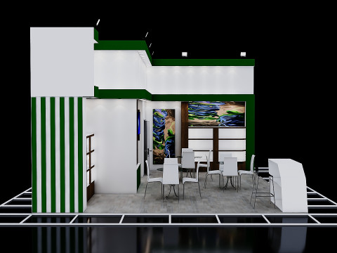Exhibition Stand 4 3D Model