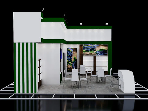 Exhibition Stand 4 3D Model