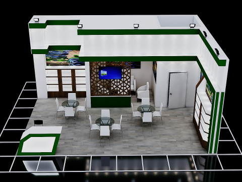 Exhibition Stand 4 3D Model