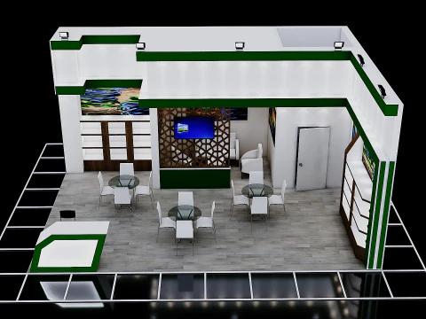 Exhibition Stand 4 3D Model