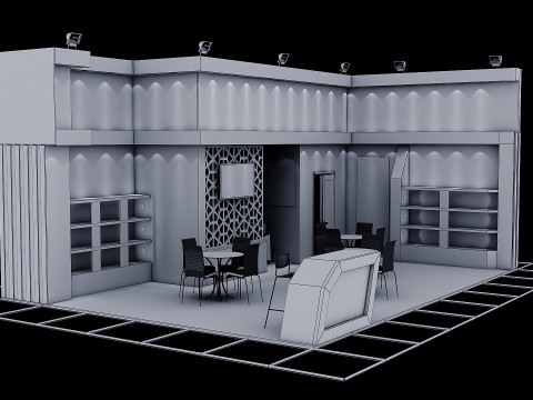 Exhibition Stand 4 3D Model
