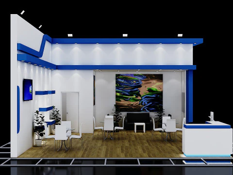 Виставковий стенд 5 3D Модель