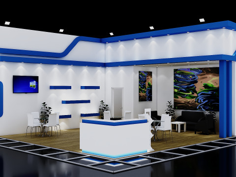 Exhibition Stand 5 Model 3D
