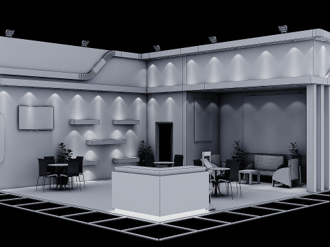 Exhibition Stand 5 Model 3D