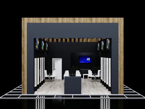 Виставковий стенд 6 3D Модель