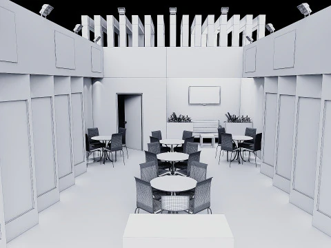 Exhibition Stand 6 3D Model