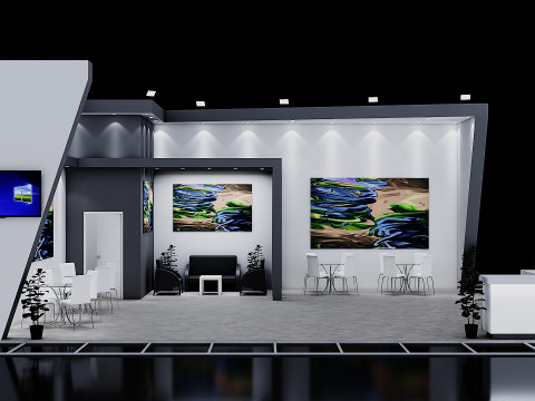 Exhibition Stand 7 3D Model