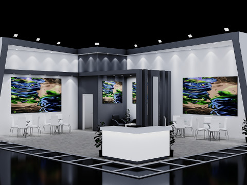 Exhibition Stand 7 3D Model