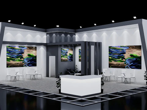Exhibition Stand 7 3D Model