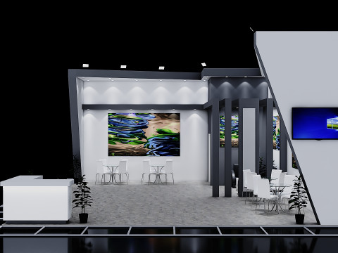 Exhibition Stand 7 3D Model