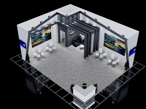 Exhibition Stand 7 3D Model