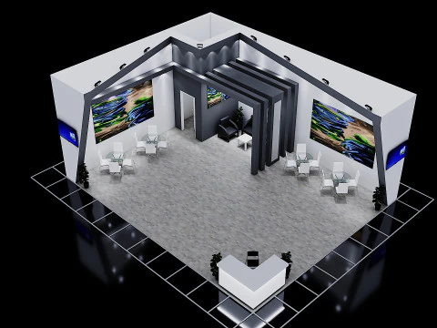 Exhibition Stand 7 3D Model