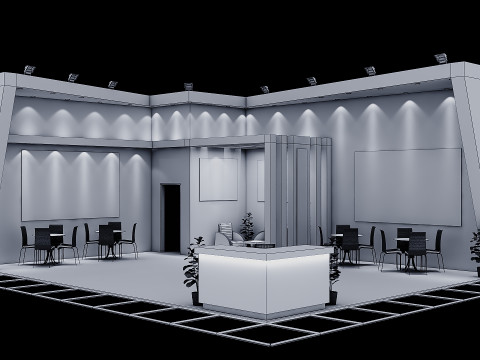 Exhibition Stand 7 3D Model