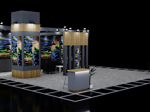 Exhibition Stand 8 3D Model