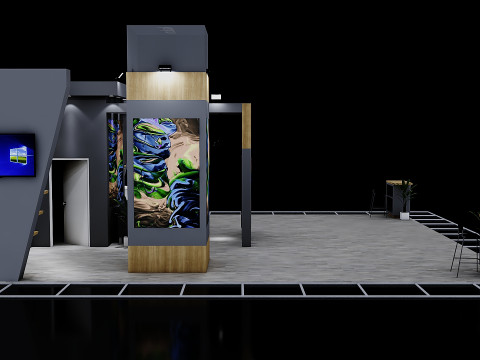 Exhibition Stand 8 3D Model