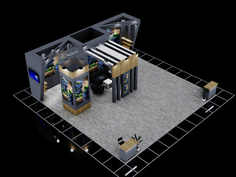 Exhibition Stand 8 3D Model