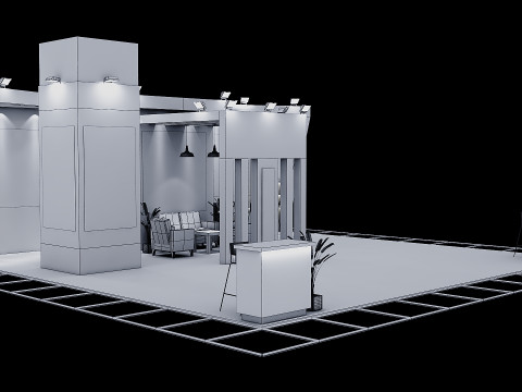 Exhibition Stand 8 3D Model