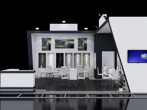 Виставковий стенд 9 3D Модель