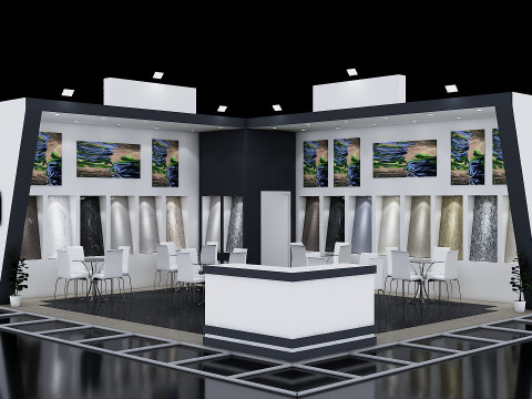 Exhibition Stand 9 3D-Modell