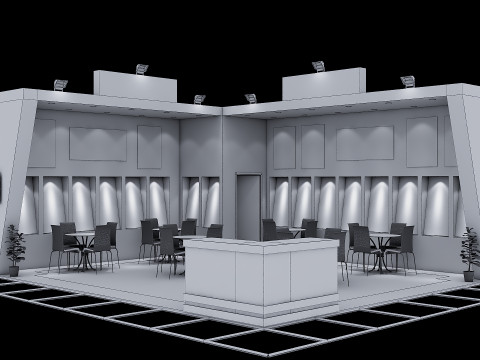 Exhibition Stand 9 3D-Modell