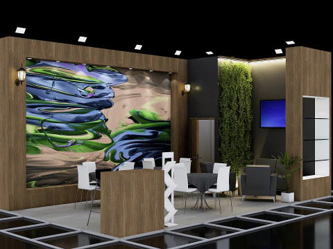 Виставковий стенд 10 3D Модель