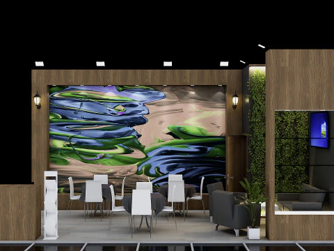 展示ブース10 3Dモデル