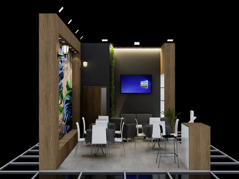 展示ブース10 3Dモデル