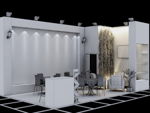 Exhibition Stand 10 3D Модель