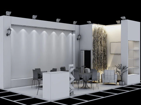 展示ブース10 3Dモデル