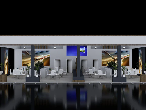 Виставковий стенд 11 3D Модель