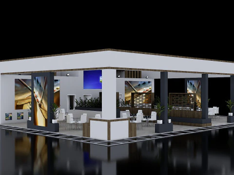 Exhibition Stand 11 3D Model