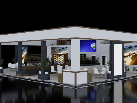 Exhibition Stand 11 3D Model