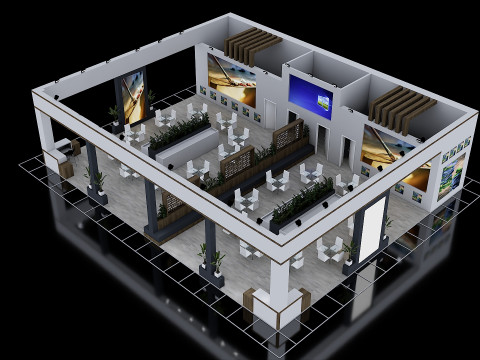 Exhibition Stand 11 3D Модель
