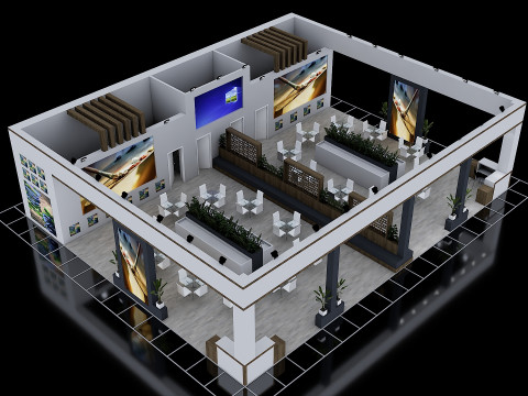 Exhibition Stand 11 3D Модель
