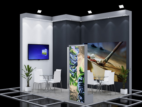 Exhibition Stand 12 Model 3D