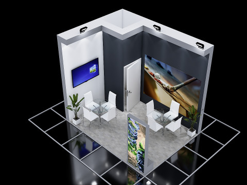 Exhibition Stand 12 Model 3D