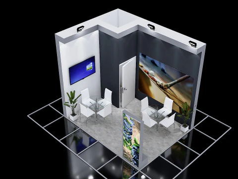 Exhibition Stand 12 3D Model