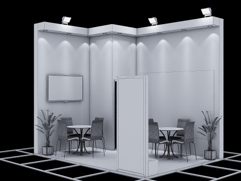 Exhibition Stand 12 Model 3D