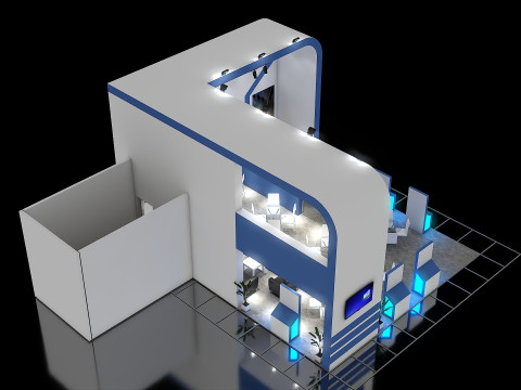 Exhibition Stand 13 Modelo 3D