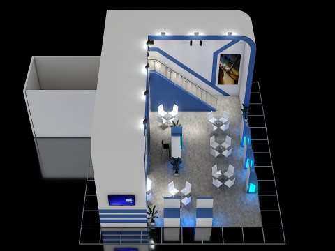 Exhibition Stand 13 Modelo 3D